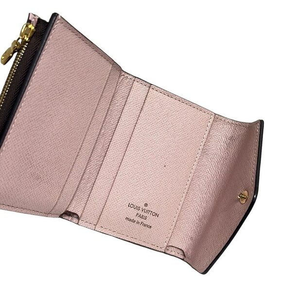 LOUIS VUITTON Portefeuille Zoe M62933 Rose Ballerine Monogram - - Picture 3 of 5
